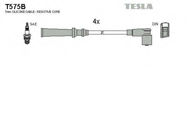 Комплект дротів запалення TESLA T575B