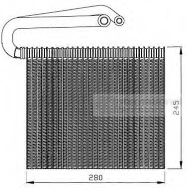 Випарник, кондиціонер VAN WEZEL 3700V399