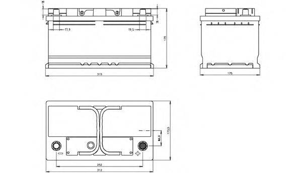 Стартерна акумуляторна батарея OPEN PARTS BT085L4B.30