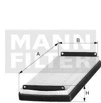 Фільтр, повітря у внутрішньому просторі MANN-FILTER FP 2745-2