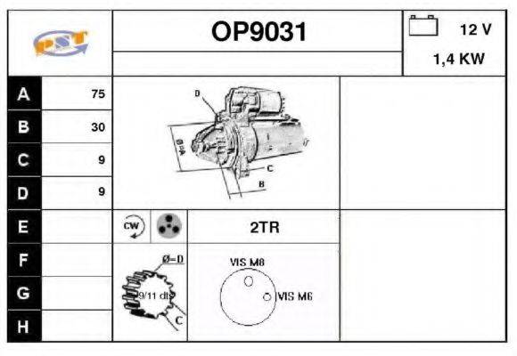 Стартер SNRA OP9031