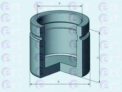 Поршень, корпус скоби гальма ERT 150819-C