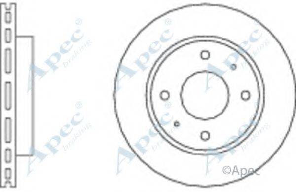 APEC BRAKING DSK615 Гальмівний диск