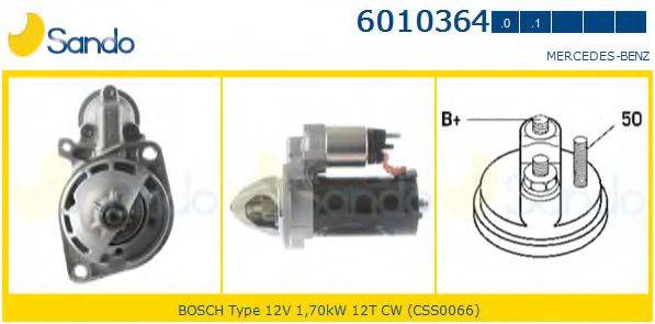 SANDO 60103640 Стартер