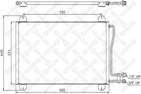 STELLOX 1045059SX Конденсатор, кондиціонер