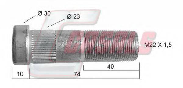 CASALS 21404 Болт кріплення колеса