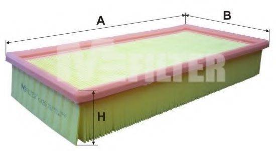 Повітряний фільтр MFILTER K 426