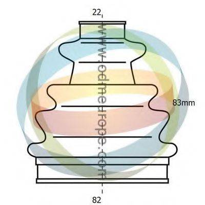 Комплект пильника, приводний вал ODM-MULTIPARTS 21-990098