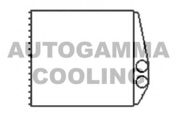 Теплообмінник, опалення салону AUTOGAMMA 103240