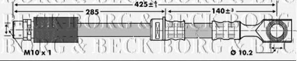 Гальмівний шланг BORG & BECK BBH7124