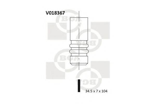 Впускний клапан BGA V018367