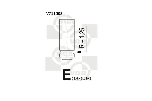 Випускний клапан BGA V711008