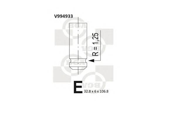 Впускний клапан BGA V994933