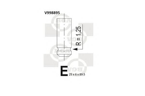 Випускний клапан BGA V998895