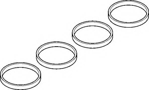 Комплект прокладок, впускний колектор WILMINK GROUP WG1189814