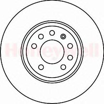 Гальмівний диск BENDIX 562222B