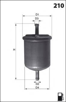 LUCAS FILTERS LFPF015 Паливний фільтр