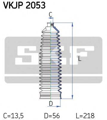 SKF VKJP2053 Комплект пильника, рульове управління