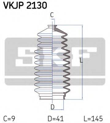 SKF VKJP2130 Комплект пильника, рульове управління