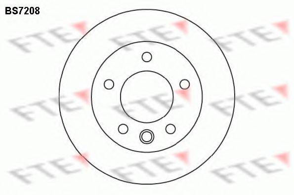 FTE BS7208 Гальмівний диск