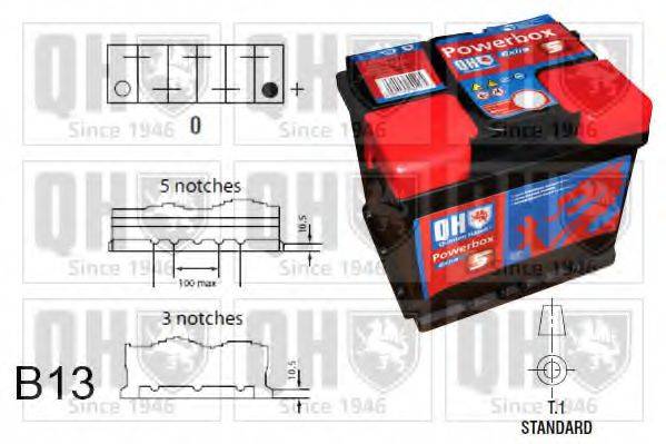 QUINTON HAZELL QBT0965 Стартерна акумуляторна батарея