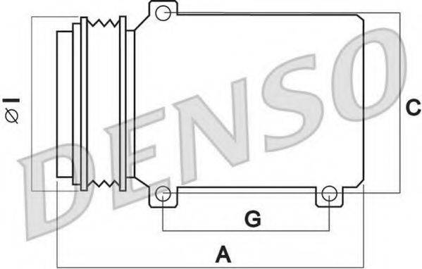 Компресор, кондиціонер DENSO DCP02037