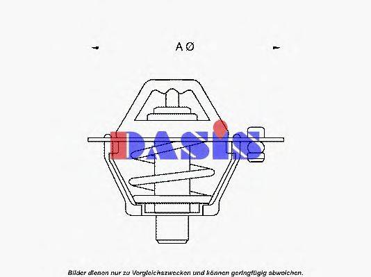 AKS DASIS 751803N Термостат, що охолоджує рідину