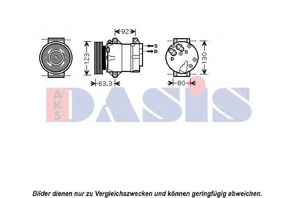 AKS DASIS 851560N Компресор, кондиціонер