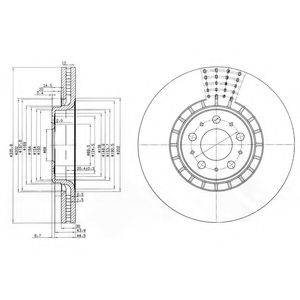 Гальмівний диск DELPHI BG9783C