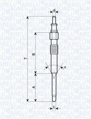 Свічка розжарювання MAGNETI MARELLI 062900042304