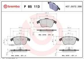 BREMBO p85113