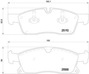 BREMBO p50109