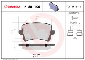 BREMBO p85109