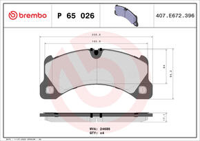 BREMBO p65026
