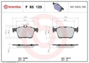 BREMBO p85125