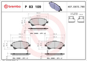 BREMBO p83109