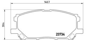 BREMBO p83067