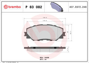 BREMBO p83082