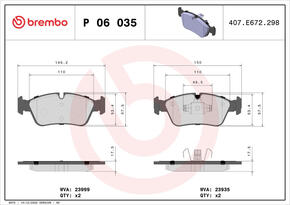 BREMBO p06035