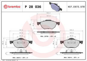 BREMBO p28036