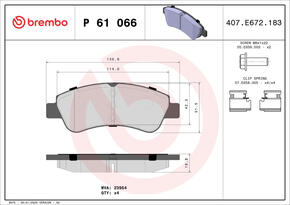 BREMBO p61066