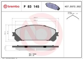 BREMBO p83145