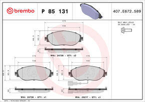 BREMBO p85131