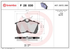 BREMBO p28030