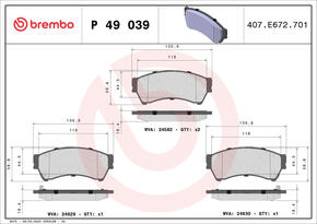 BREMBO p49039