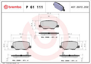BREMBO p61111