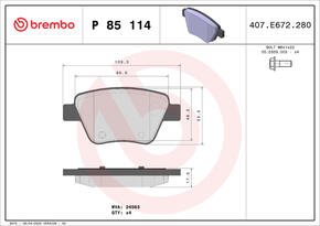 BREMBO p85114