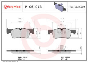 BREMBO p06078