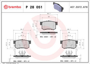 BREMBO p28051