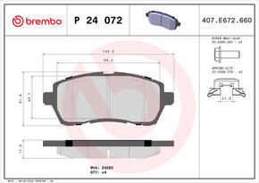 BREMBO p24072